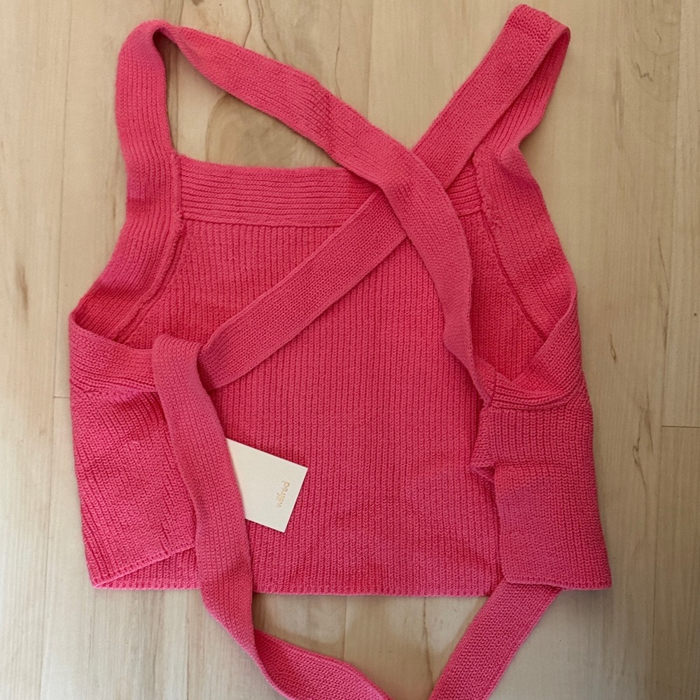 Pink Knit Tank Top - Picture 2 of 4